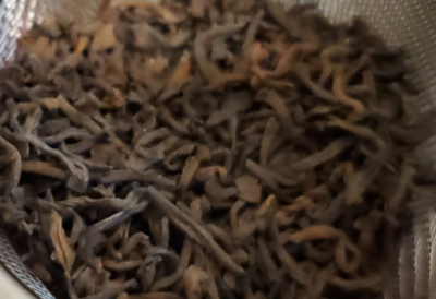 aged tea leaves