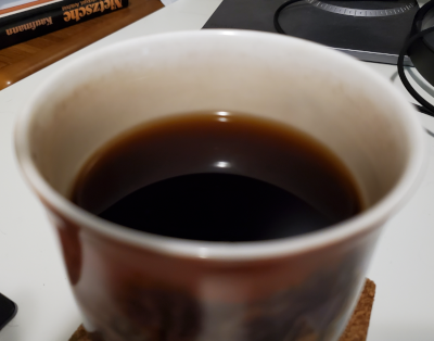 gaze into the abyss of this smooth, dark tea