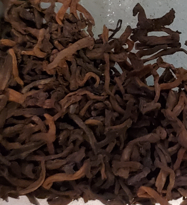 aged tea leaves
